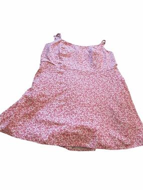 Old Navy Pink Floral Spaghetti-Strap Sun top-Size 3X